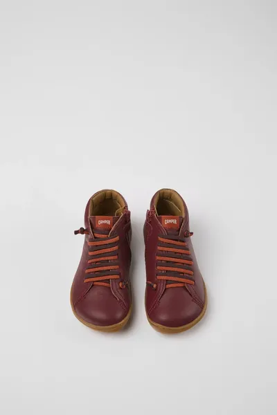 Peu Burgundy Boots for Kids - Autumn / Winter collection - Image 3