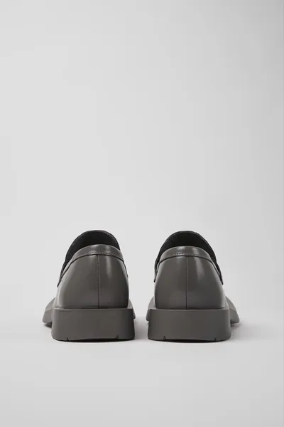 Neuman Grey Loafers for Unisex - Autumn / Winter collection - Image 2