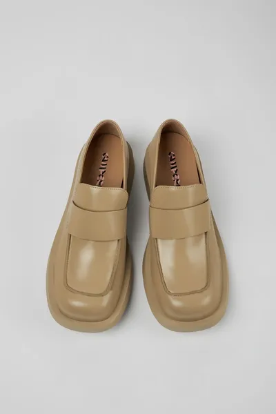 Neuman Beige Loafers for Unisex - Autumn / Winter collection - Image 3