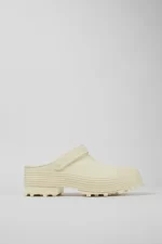 Tracktori White Clogs for Unisex - Autumn / Winter collection