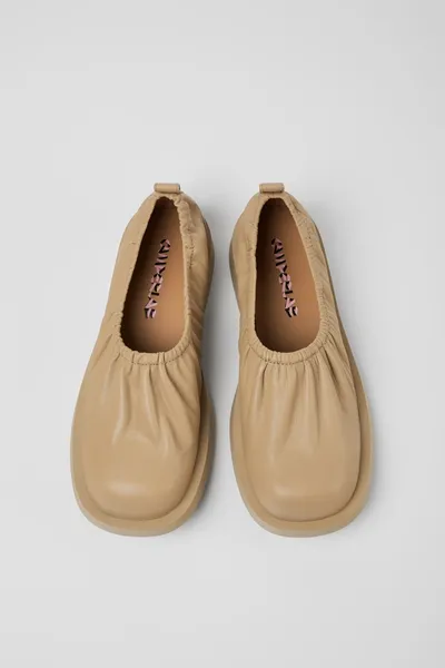 Neuman Beige Ballerinas for Unisex - Autumn / Winter collection - Image 3