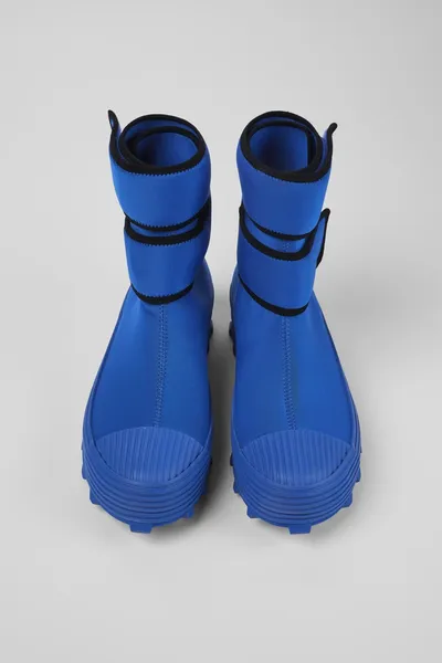 Tracktori Blue Ankle Boots for Unisex - Autumn / Winter collection - Image 3