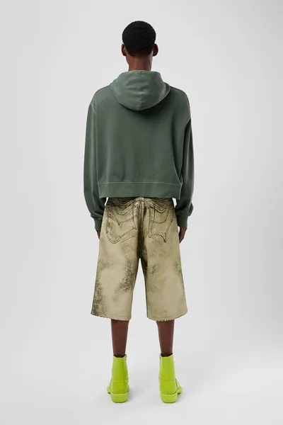 Denim shorts AU00007-001 Apparel Women. Official Online Store USA - Image 4