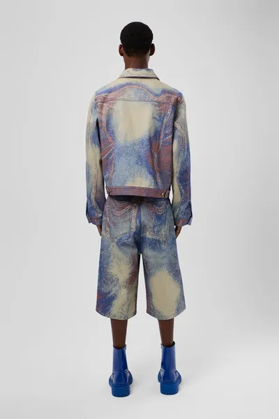 Denim shorts AU00007-004 Apparel Women. Official Online Store USA - Image 4