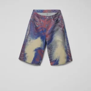 Denim shorts AU00007-004 Apparel Women. Official Online Store USA