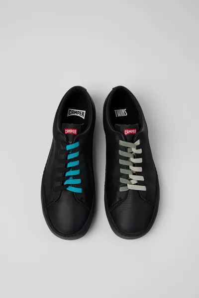 Twins Black Sneakers for Men - Autumn / Winter collection - Image 3