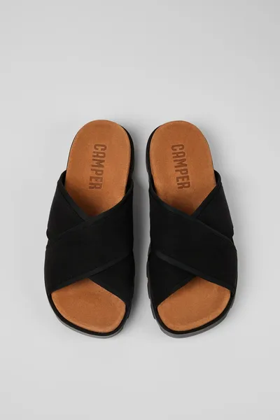Brutus Black Sandals for Men - Autumn / Winter collection - Image 3