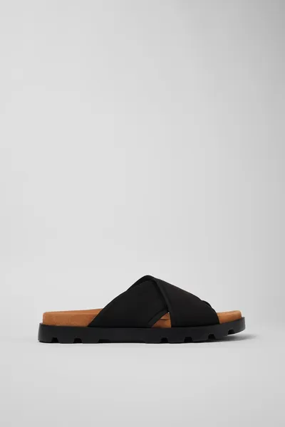 Brutus Black Sandals for Men - Autumn / Winter collection