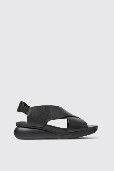 BALLOON Black Sandals for Women - Autumn / Winter collection - Image 4