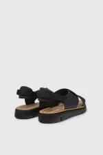 oruga Black Sandals for Women - Autumn / Winter collection