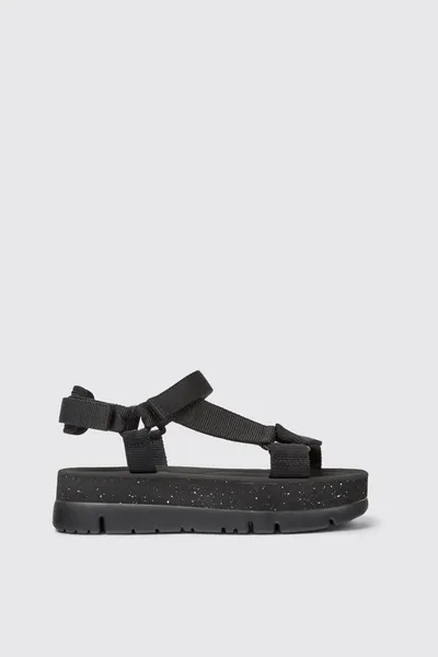 oruga Black Sandals for Women - Autumn / Winter collection - Image 4