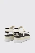 oruga White Sandals for Women - Autumn / Winter collection