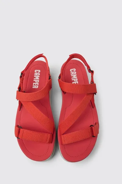oruga Red Sandals for Women - Autumn / Winter collection - Image 2