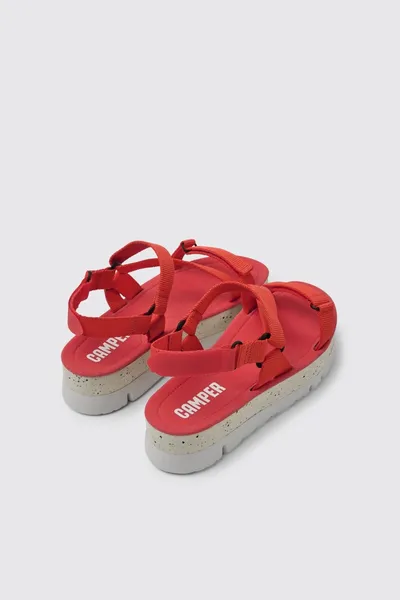 oruga Red Sandals for Women - Autumn / Winter collection