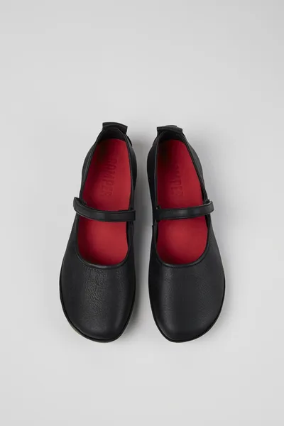Right Black Ballerinas for Women - Autumn / Winter collection - Image 3