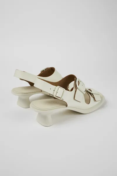 Dina White Sandals for Women - Autumn / Winter collection - Image 2