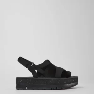 oruga Black Sandals for Women - Autumn / Winter collection