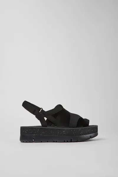 oruga Black Sandals for Women - Autumn / Winter collection
