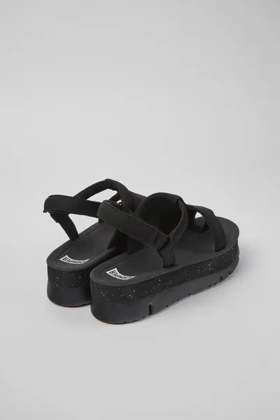 oruga Black Sandals for Women - Autumn / Winter collection - Image 2