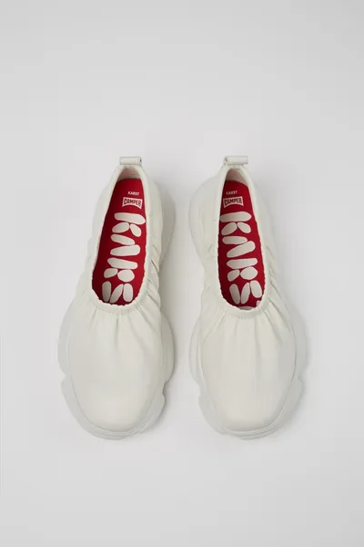 Karst White Ballerinas for Women - Autumn / Winter collection - Image 3