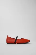 Right Red Ballerinas for Women - Autumn / Winter collection