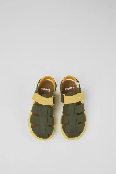 oruga Green Sandals for Kids - Autumn / Winter collection - Image 3