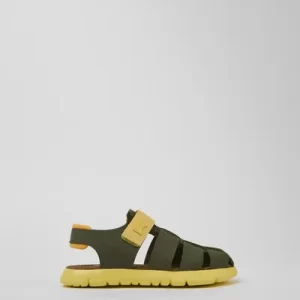 oruga Green Sandals for Kids - Autumn / Winter collection