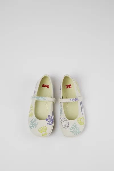 Twins White Ballerinas for Kids - Autumn / Winter collection - Image 3