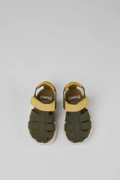 oruga Green Sandals for Kids - Autumn / Winter collection - Image 3