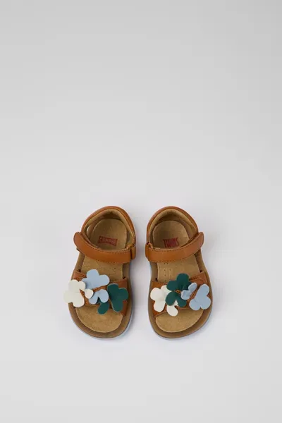 Twins Brown Sandals for Kids - Autumn / Winter collection - Image 3