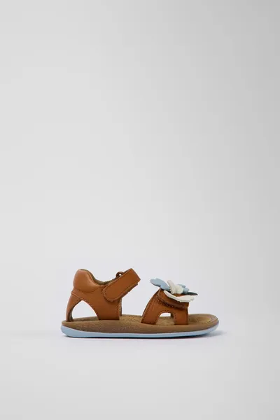 Twins Brown Sandals for Kids - Autumn / Winter collection