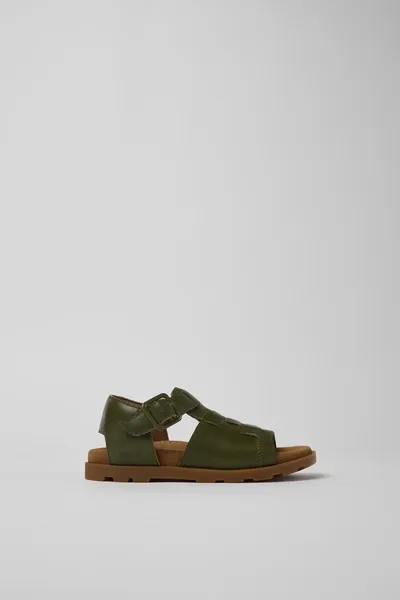 Brutus Green Sandals for Kids - Autumn / Winter collection