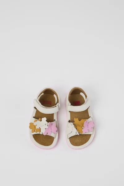 Twins White Sandals for Kids - Autumn / Winter collection - Image 3