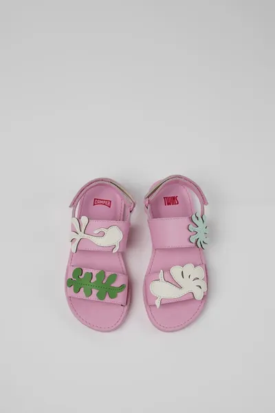 Twins Pink Sandals for Kids - Autumn / Winter collection - Image 3