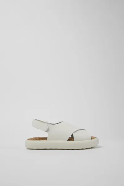 Pelotas White Sandals for Kids - Autumn / Winter collection