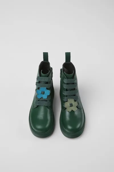 Twins Green Boots for Kids - Autumn / Winter collection - Image 3